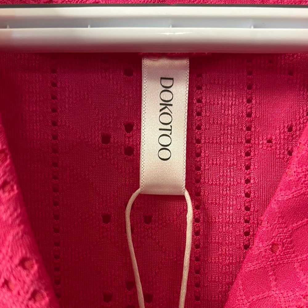 Elegant Pink Women's Top - Picture 2 of 3